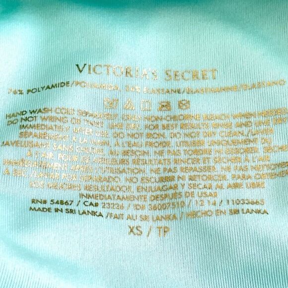 Victoria’s Secret Aqua Swim Hottie Bikini Bottoms Size XS Like New Condition - Picture 6 of 6